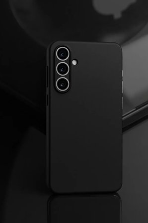 Newface Samsung Galaxy A55 5G Kılıf First Silikon - Siyah