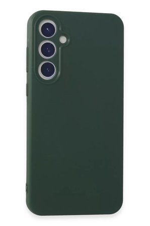 Newface Samsung Galaxy A55 5G Kılıf First Silikon - Koyu Yeşil