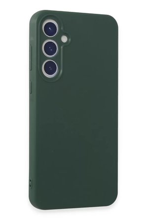 Newface Samsung Galaxy A55 5G Kılıf First Silikon - Koyu Yeşil