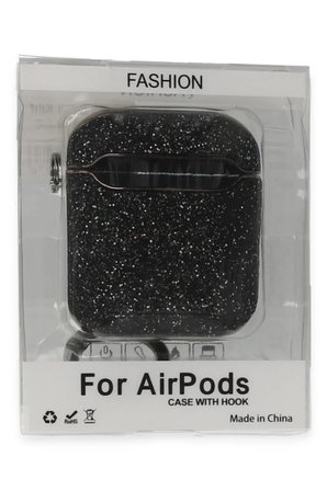 Newface Apple Airpods 2 (2.nesil) Spell Simli Kılıf - Siyah