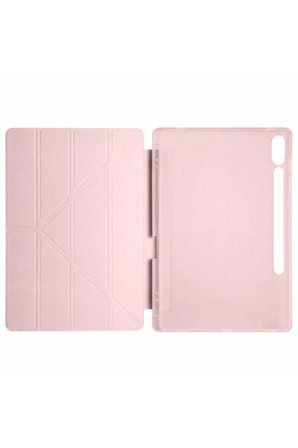 Newface Samsung Galaxy X610 Tab S9 FE Plus 12.4 Kılıf Kalemlikli Mars Tablet Kılıfı - Rose Gold