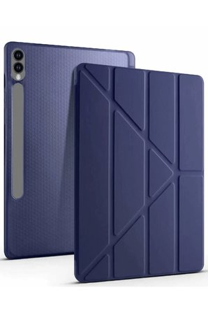 Newface Samsung Galaxy X610 Tab S9 FE Plus 12.4 Kılıf Kalemlikli Mars Tablet Kılıfı - Lacivert