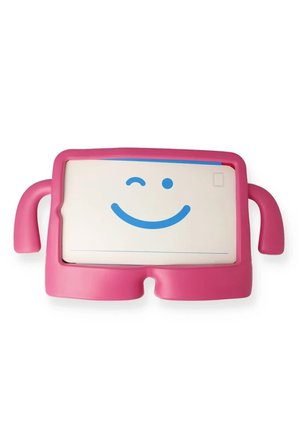 Newface Samsung Galaxy Tab A9 Plus Kılıf Karakter Tablet Silikon - Pembe