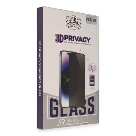 Newface Apple iPhone 14 Bilvis 3D Hayalet Cam Ekran Koruyucu
