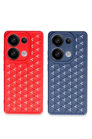 Newface Xiaomi Redmi Note 13 Pro 5G Kılıf Petek Silikon Kapak - Siyah