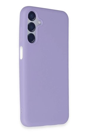 Newface Samsung Galaxy M15 Kılıf First Silikon - Lila