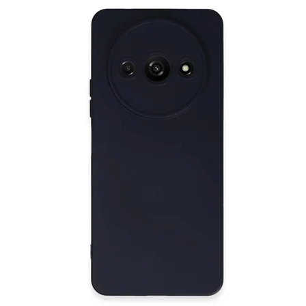 Newface Xiaomi Redmi A3 4G Kılıf Nano içi Kadife Silikon - Lacivert