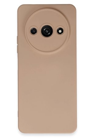 Newface Xiaomi Redmi A3 4G Kılıf Nano içi Kadife Silikon - Pudra