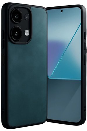 Newface Xiaomi Redmi Note 13 Pro 4G Kılıf Aras Deri Kapak - Koyu Yeşil