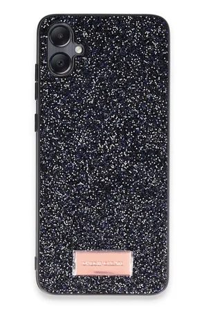 Onegif Samsung Galaxy A05 Bright Simli Kapak - Siyah
