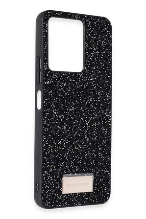 Onegif Xiaomi Redmi 13C Bright Simli Kapak - Siyah