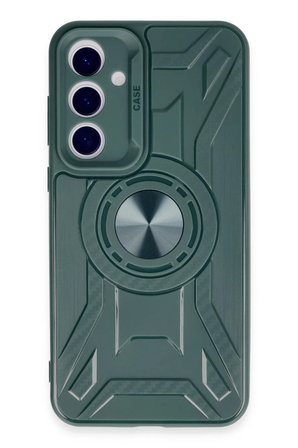 Newface Samsung Galaxy A25 5G Kılıf Lincoln Silikon - Koyu Yeşil