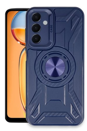 Newface Samsung Galaxy A35 5G Kılıf Lincoln Silikon - Lacivert