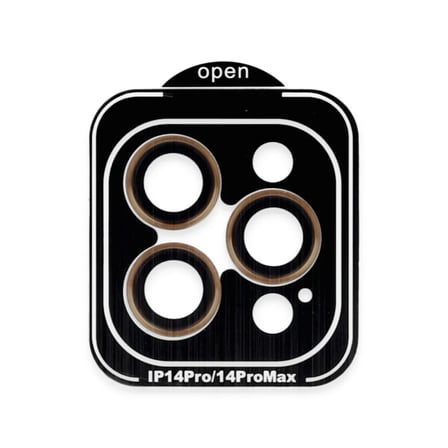 Joko Apple iPhone 14 Pro Max PVD Metal Kamera Lens - Turuncu