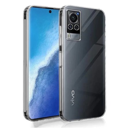 Newface Vivo V30 5G Kılıf Lüx Şeffaf Silikon
