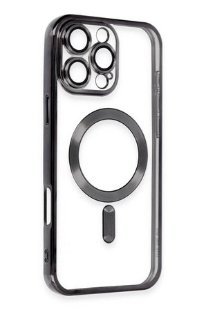 Newface Apple iPhone 16 Pro Kılıf Kross Magneticsafe Kapak - Siyah