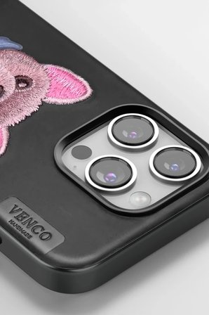 Venco Apple iPhone 16 Pro Cute Desenli Kapak - Lacivert