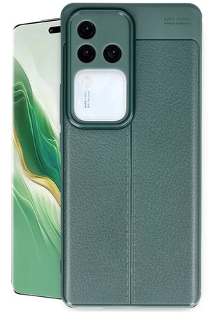 Newface Vivo V30 5G Kılıf Auto Focus Kapak - Koyu Yeşil