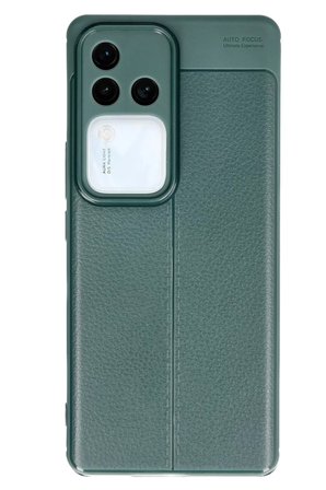 Newface Vivo V30 5G Kılıf Auto Focus Kapak - Koyu Yeşil