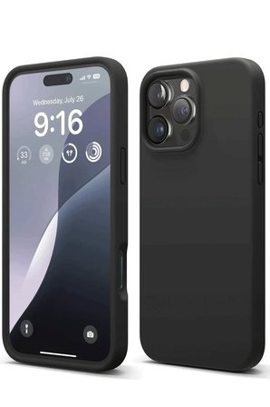 Newface Apple iPhone 16 Pro Max Kılıf First Silikon - Siyah