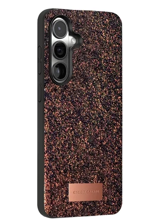 Onegif Samsung Galaxy S24 FE Bright Simli Kapak - Derin Mor