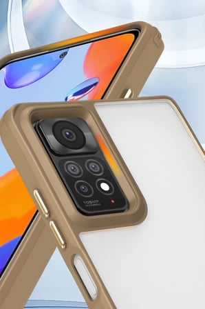 Newface Xiaomi Redmi Note 11 Pro Kılıf Penta Silikon Kılıf - Lacivert