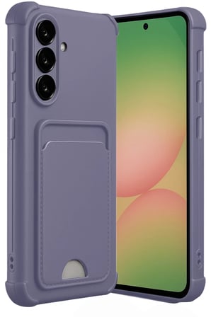 Newface Samsung Galaxy A36 Kılıf Kelvin Kartvizitli Silikon - Lila