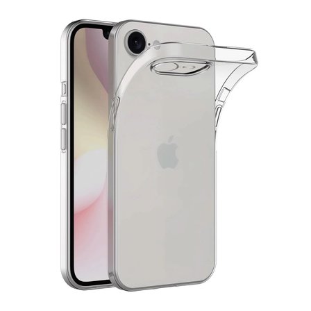 Newface Apple iPhone 16E Kılıf Lüx Şeffaf Silikon