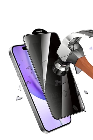 Newface Apple iPhone 17 Pro Bilvis 5D Privacy Diamond Hayalet Cam Ekran Koruyucu