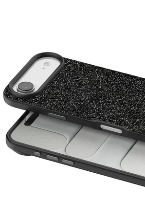 Onegif Apple iPhone 17 Air Bright Simli Kapak - Siyah