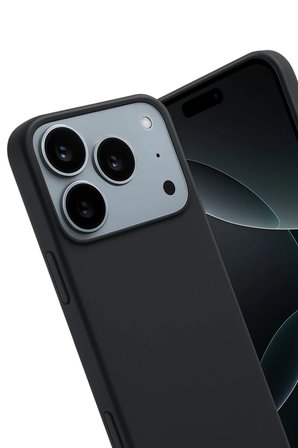 Newface Apple iPhone 17 Pro Max First Silikon - Siyah