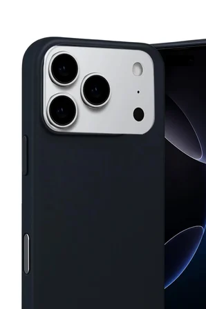 Newface Apple iPhone 17 Pro Max Nano içi Kadife Silikon - Siyah