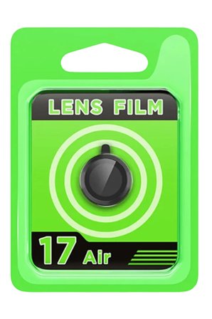 Newface Apple iPhone 17 Air Raze Metal Kamera Lens - Siyah