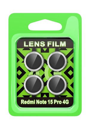 Newface Xiaomi Redmi Note 15 Pro 4G Raze Metal Kamera Lens - Gümüş