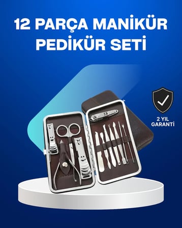 Tüm İhtiyaçlara Uygun Taşınabilir Manikür &amp; Pedikür Seti