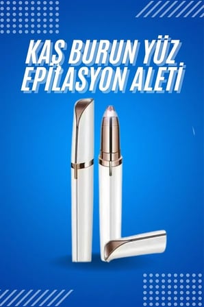 Yüz Epilatör Kıl Kaş Bıyık Tüy Alma Aleti Kaş Bıyık Alma Epilatörü