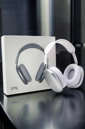 P9 Air Max Kablosuz 5.0 Mikrofonlu Bluetooth Kulaklık Beyaz Yüksek Ses Kaliteli