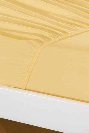 %100 PAMUK ÇARŞAF TAKIMI-Sarı