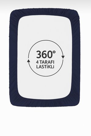 %100 PAMUKLU TEK KİŞİLİK PREMİUM PENYE ÇARŞAF-Siyah