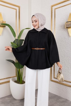Tesettür Panço - SİYAH