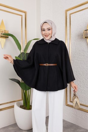 Tesettür Panço - SİYAH