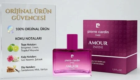 Pierre Cardin Amour Infini Edp 50 ml Kadın Parfüm (Orijinal Ürün Güvencesi)