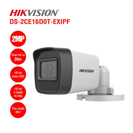 Hikvision 2 MP 2 Kameralı 320 GB HDD Tak Çalıştır  Kamera Seti