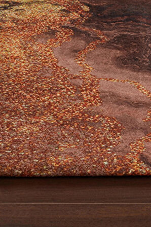 Modern Desenlerde Kadife Dokulu Lastikli Süngerli Kaymaz Yıkanabilir Halı Örtüsü