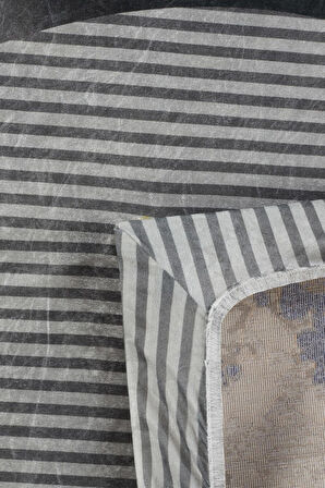 Kadife Dokulu, Lastikli, Süngerli, Kaymaz, Yıkanabilir Modern Desenlerde Halı Örtüsü