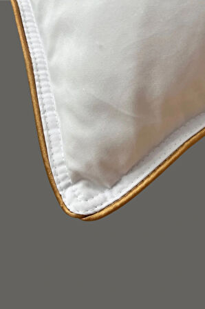 4 Adet %100 Kaz Tüyü 20 Gıdık Yastık (ALÇAK YATIŞ)50x70 Elizza- Biyeli