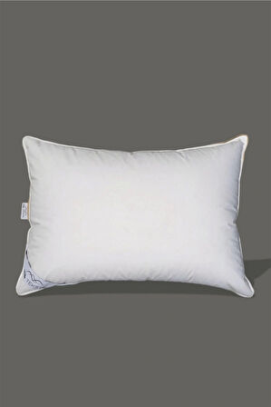 6 Adet %100 Kaz Tüyü 20 Gıdık Yastık (ALÇAK YATIŞ) 50x70 Elizza- Biyeli