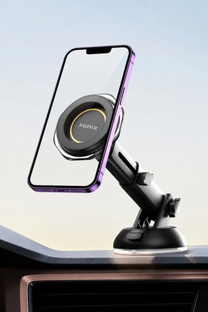 Araç Torpido Cam 360° Dönen MagSafe Telefon Tutucusu Manyetik Mıknatıslı Telefon Tutacağı Holder