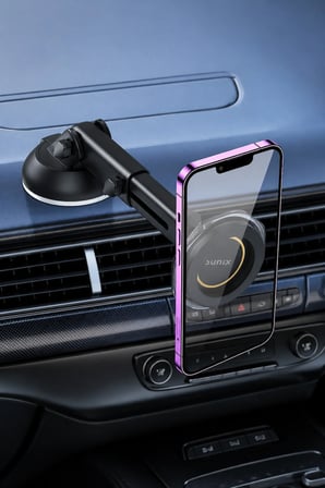 Araç Torpido Cam 360° Dönen MagSafe Telefon Tutucusu Manyetik Mıknatıslı Telefon Tutacağı Holder