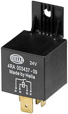 Hella 4RA003437091 Mini Röle 24V 60A 4 Kutuplu Daf-Iveco- Ford-Jcb-CaterpIIler 0867512